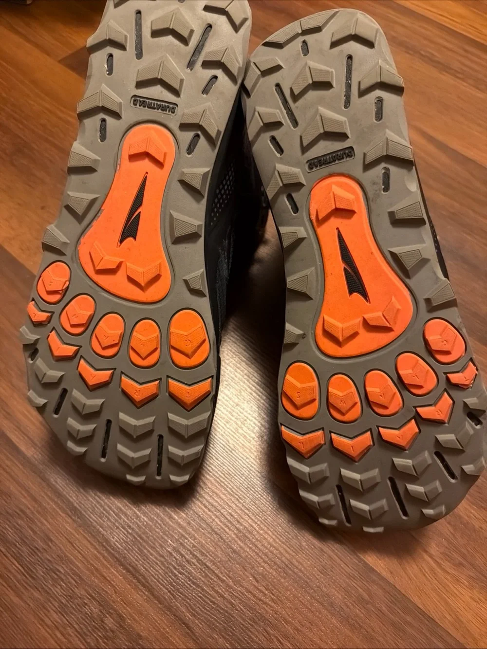 Altra Black and Gray Men's Trail Boot with Orange Accents